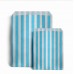 Candy Striped Flat Paper Bags (9 Colours)